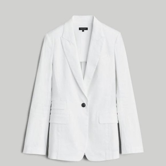 RAG & BONE Foster Linen Blazer NWT - Picture 1 of 7